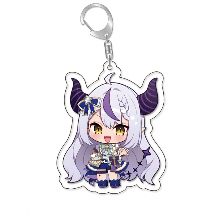 Virtual anchor Anime Acrylic Keychain Charm price for 5 pcs