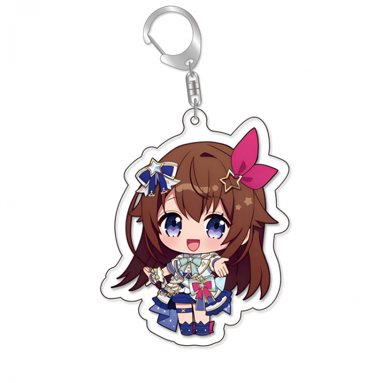 Virtual anchor Anime Acrylic Keychain Charm price for 5 pcs