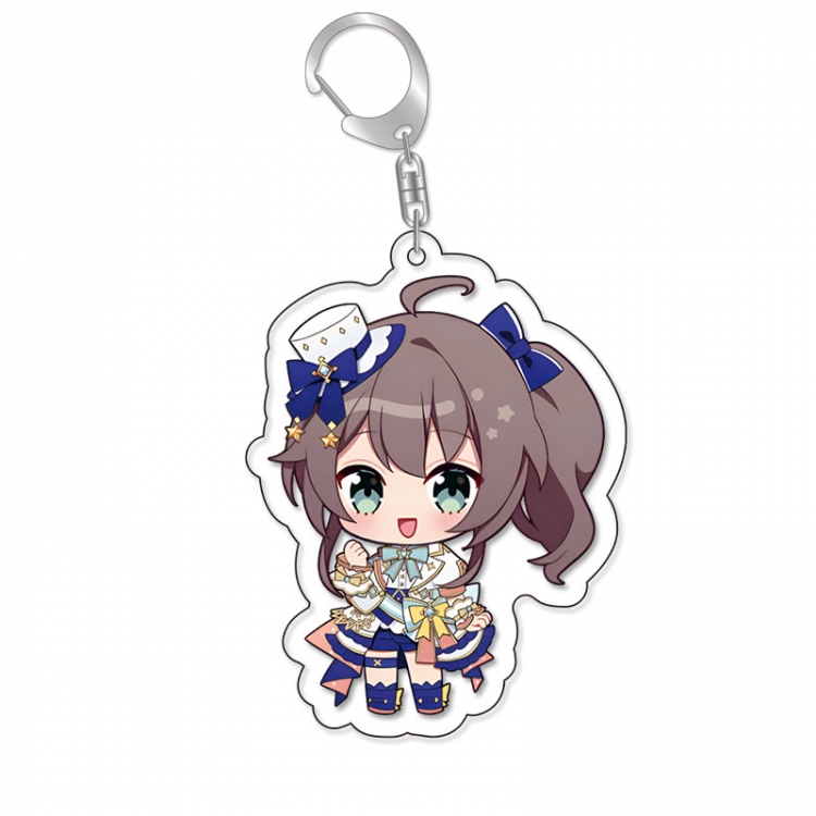 Virtual anchor Anime Acrylic Keychain Charm price for 5 pcs