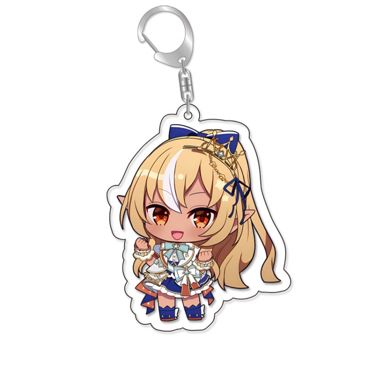 Virtual anchor Anime Acrylic Keychain Charm price for 5 pcs