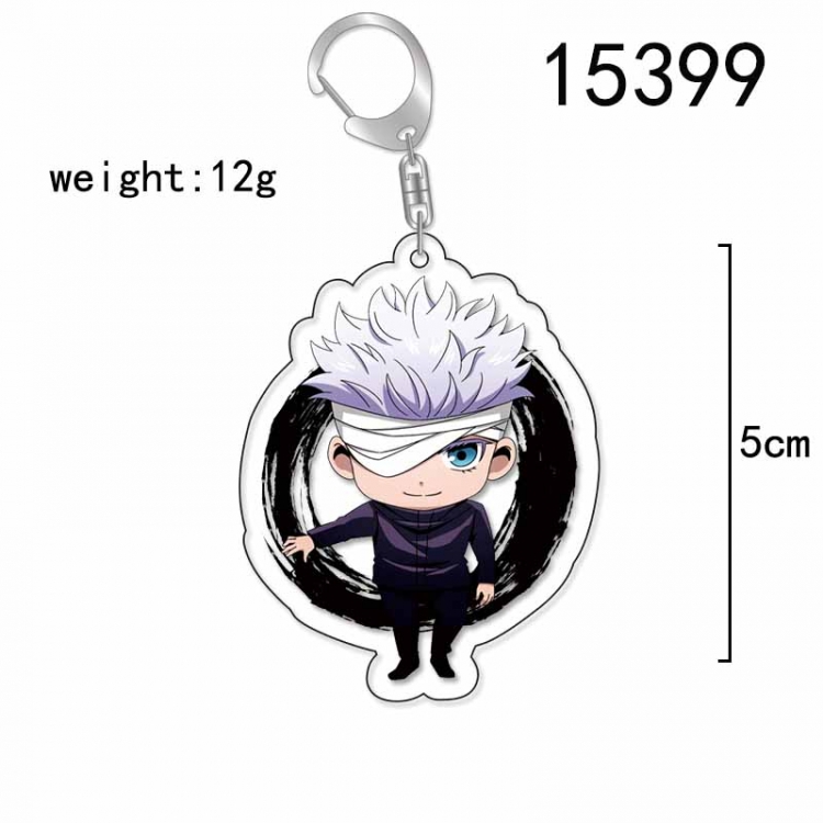 Jujutsu Kaisen Anime Acrylic Keychain Charm price for 5 pcs