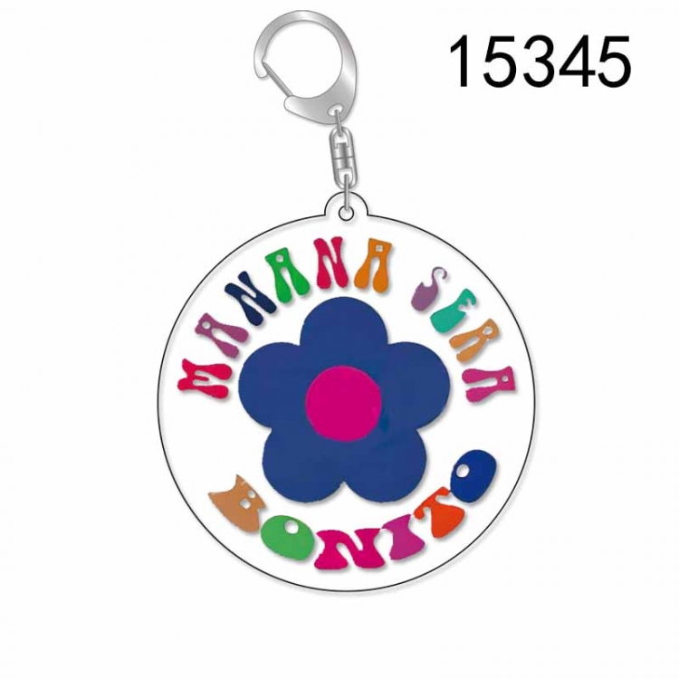  Karol G Anime Acrylic Keychain Charm price for 5 pcs