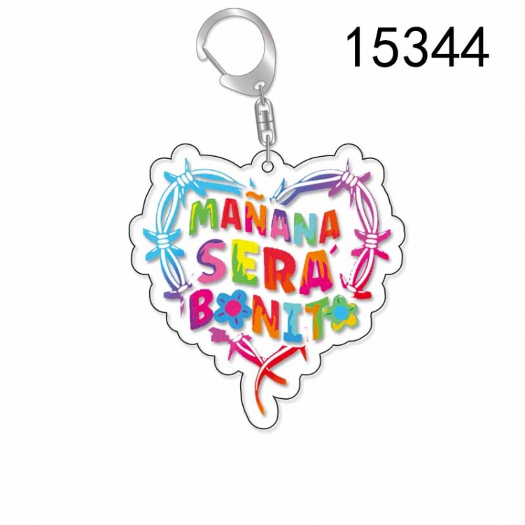  Karol G Anime Acrylic Keychain Charm price for 5 pcs