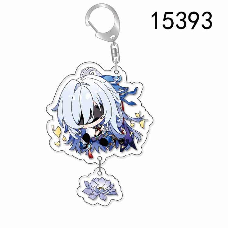 Honkai: Star Rail Anime acrylic Pendant Key Chain  price for 5 pcs 15393