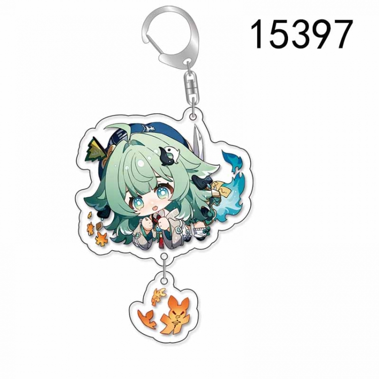 Honkai: Star Rail Anime acrylic Pendant Key Chain  price for 5 pcs 15397