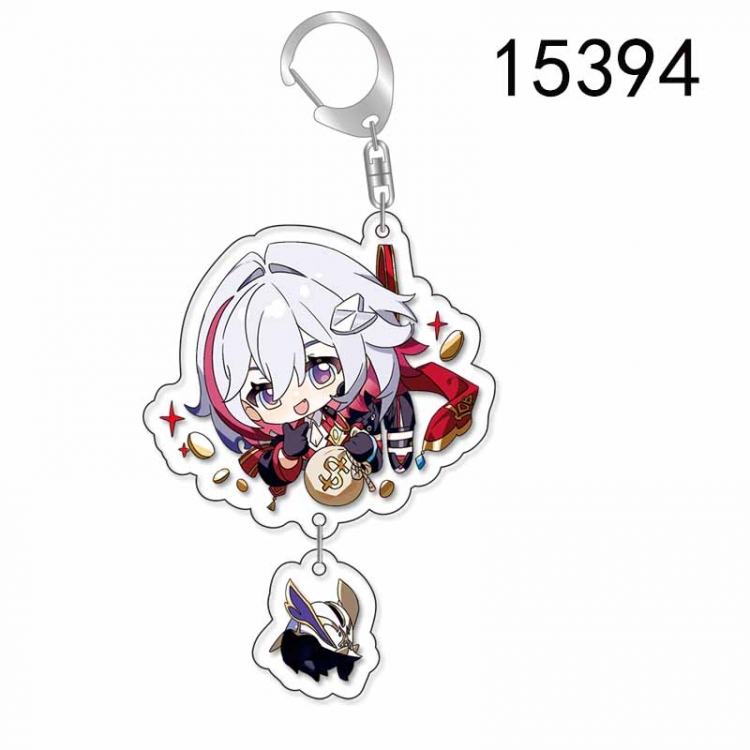 Honkai: Star Rail Anime acrylic Pendant Key Chain  price for 5 pcs 15394