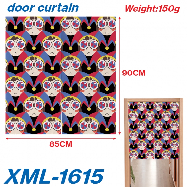 The Amazing Digital Circus Animation full-color curtain 85x90cm   XML-1615