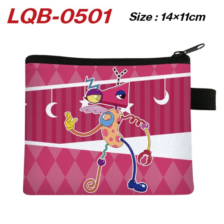 The Amazing Digital Circus Anime Full Color Coin Purse 14X11CM price for 5 pcs