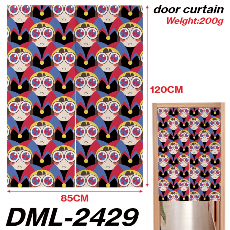 The Amazing Digital Circus Animation full-color curtain 85x120CM