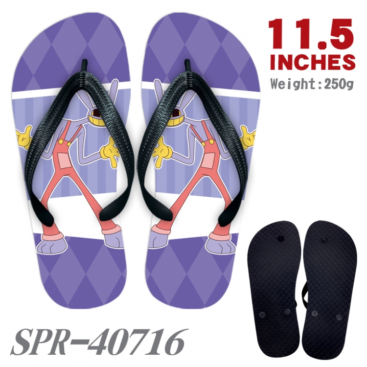 The Amazing Digital Circus Thickened rubber flip-flops slipper average size 