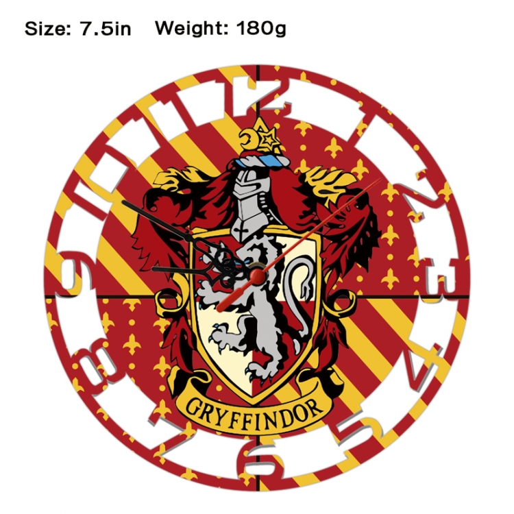 Harry Potter Anime print alarm clock wall clock personality clock packaging size 25X25X4cm