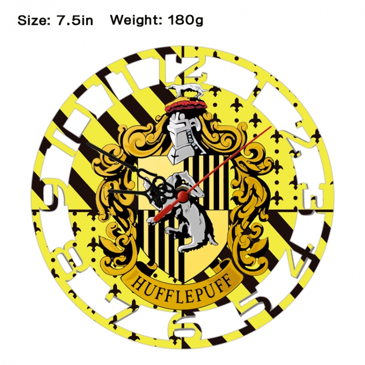 Harry Potter Anime print alarm clock wall clock personality clock packaging size 25X25X4cm
