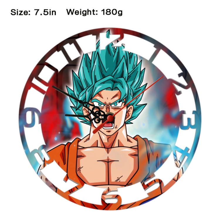 DRAGON BALL Anime print alarm clock wall clock personality clock packaging size 25X25X4cm