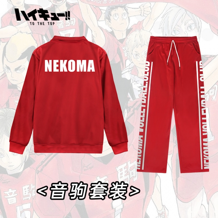 Haikyuu!! Golden velvet COS clothing and sports set from S to 3XL
