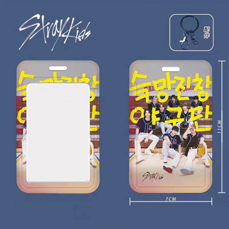 Straykids Cartoon peripheral ID card sleeve Ferrule 11cm long 7cm wide price for 5 pcs