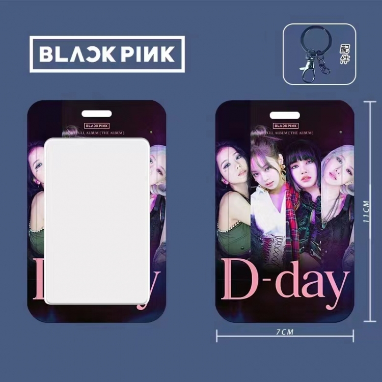 BLACK PINK Cartoon peripheral ID card sleeve Ferrule 11cm long 7cm wide price for 5 pcs
