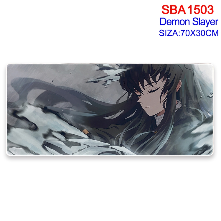 Demon Slayer Kimets Animation peripheral locking mouse pad 70X30cm