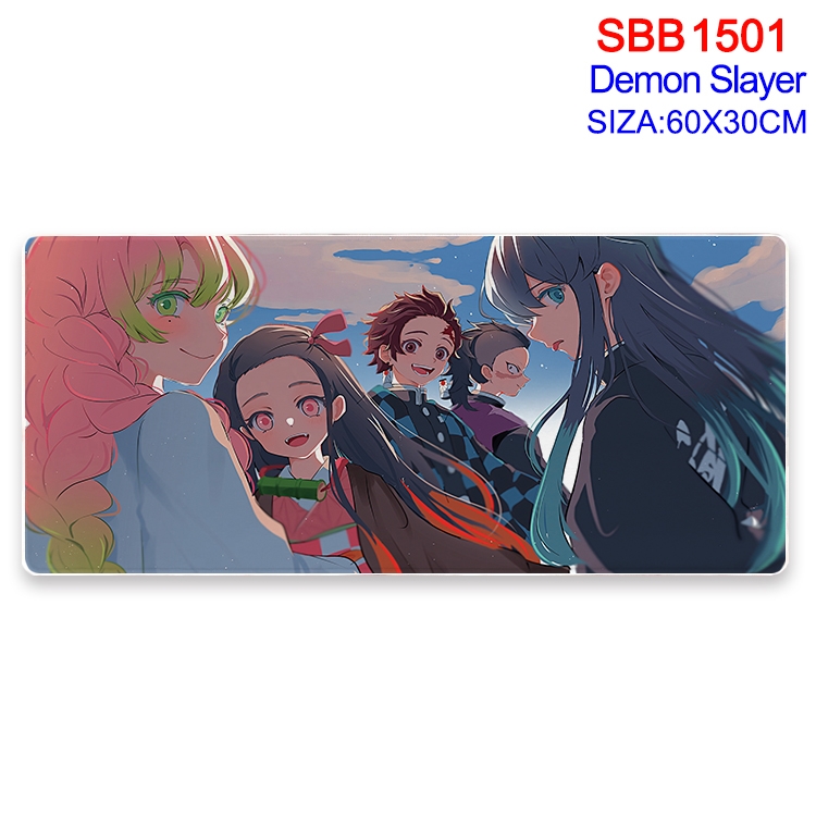 Demon Slayer Kimets Animation peripheral locking mouse pad 60X30cm