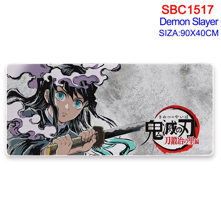 Demon Slayer Kimets Anime peripheral edge lock mouse pad 90X40CM