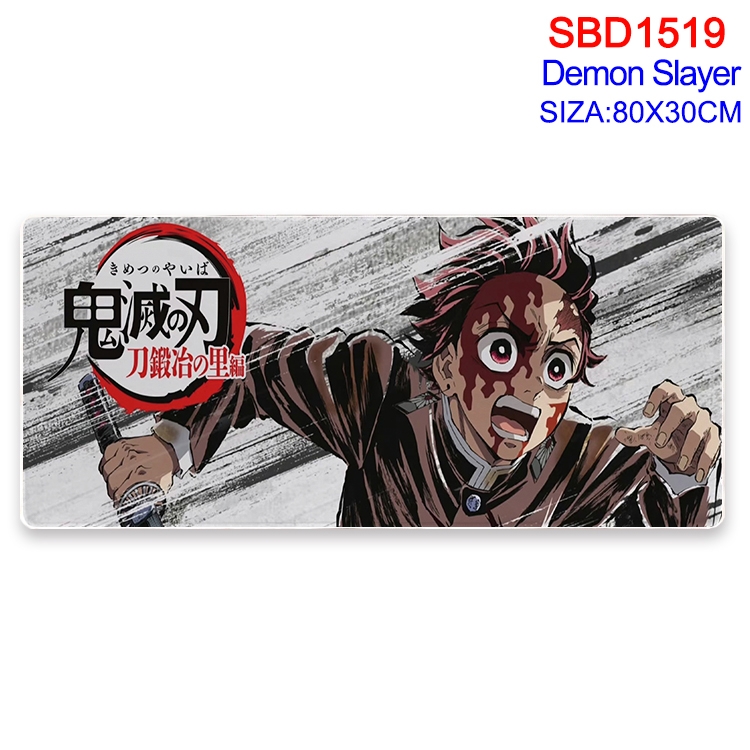 Demon Slayer Kimets Animation peripheral locking mouse pad 80X30cm