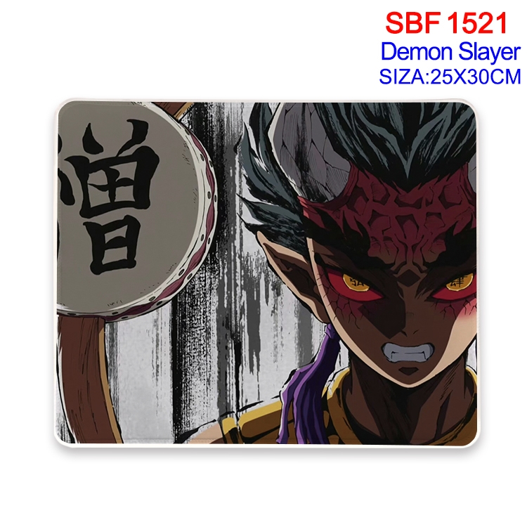 Demon Slayer Kimets Anime peripheral edge lock mouse pad 25X30cm 
