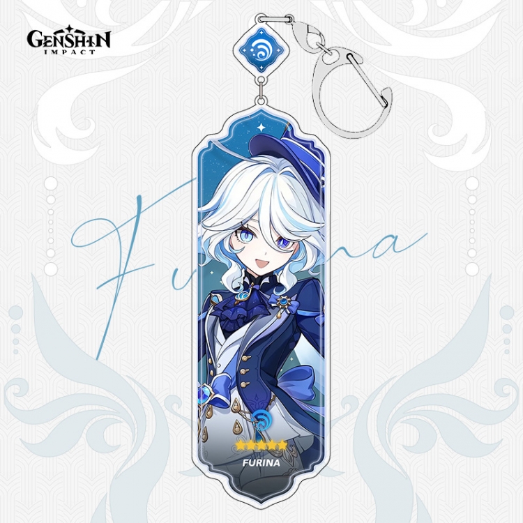 Genshin Impact Anime peripheral acrylic keychain pendant 8.5cm price for 5 pcs 15531