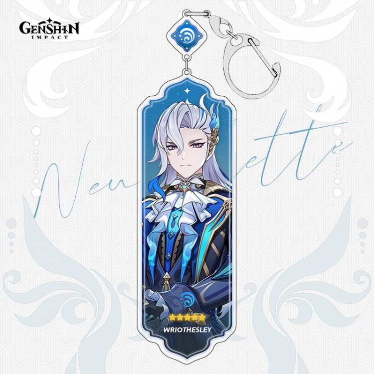 Genshin Impact Anime peripheral acrylic keychain pendant 8.5cm price for 5 pcs 15532