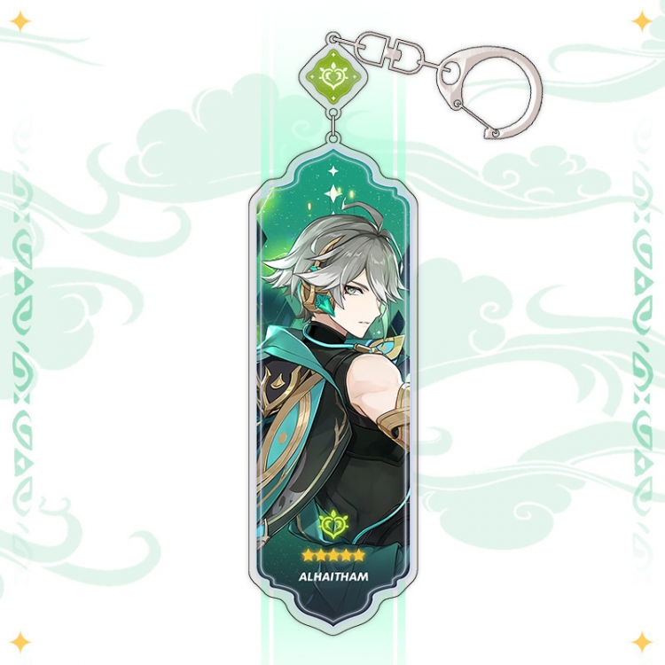 Genshin Impact Anime peripheral acrylic keychain pendant 8.5cm price for 5 pcs 15505