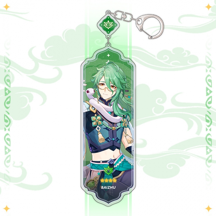Genshin Impact Anime peripheral acrylic keychain pendant 8.5cm price for 5 pcs 15506