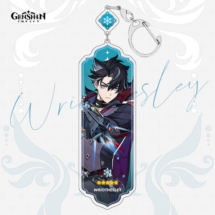 Genshin Impact Anime peripheral acrylic keychain pendant 8.5cm price for 5 pcs 15500
