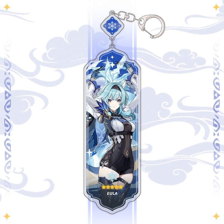 Genshin Impact Anime peripheral acrylic keychain pendant 8.5cm price for 5 pcs 15499