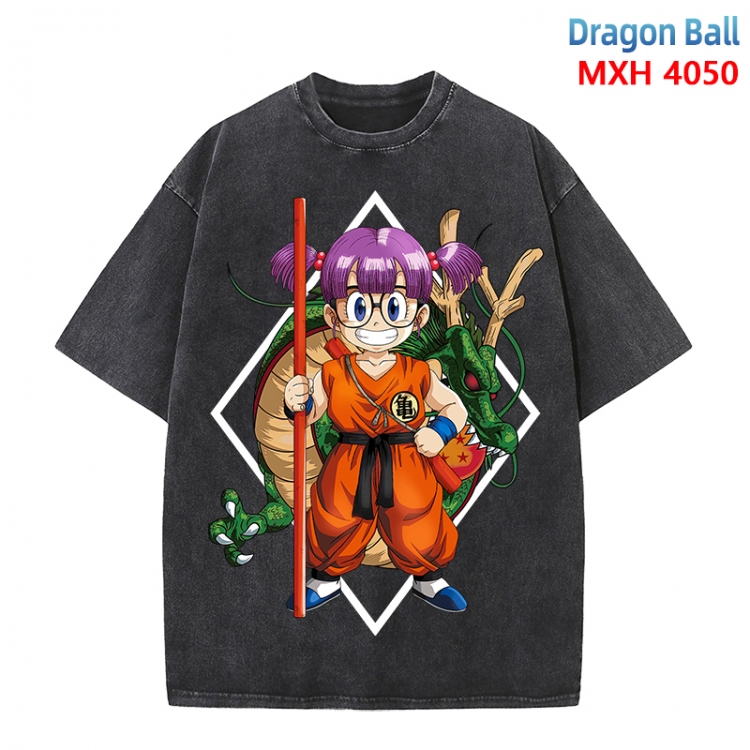 DRAGON BALL Anime peripheral pure cotton washed and worn T-shirt from S to 4XL