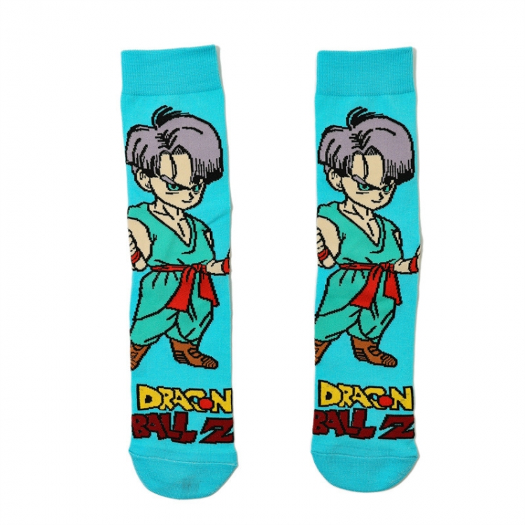 DRAGON BALL Anime cartoon trendy socks combed cotton neutral straight board socks price for 5 pcs