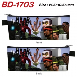 Skibidi-Toilet Anime PU Leathe...