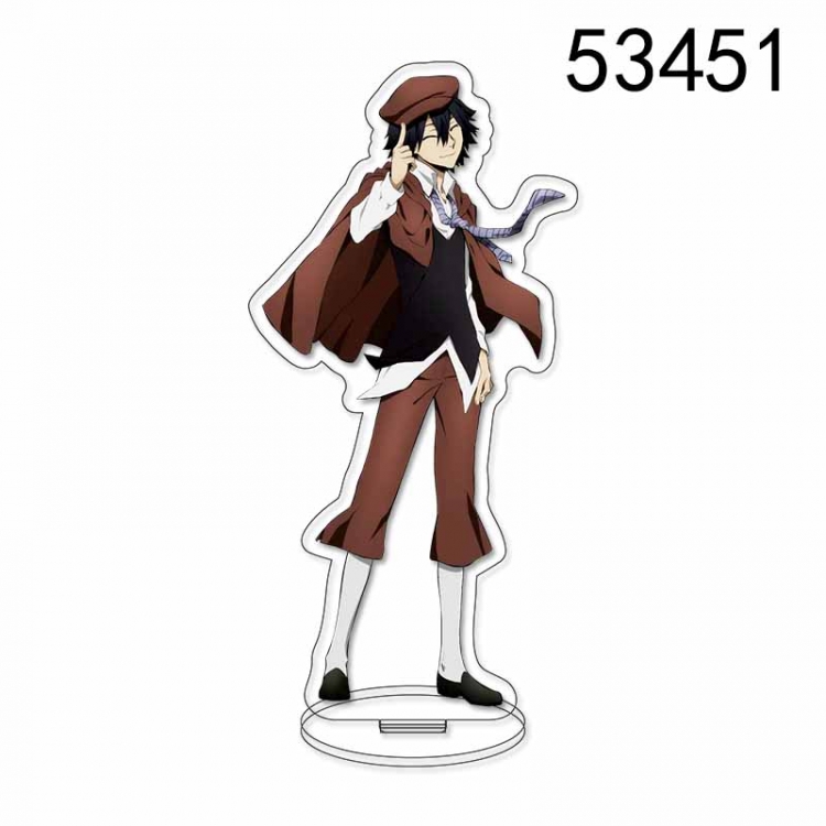 Bungo Stray Dogs Anime characters acrylic Standing Plates Keychain 15CM