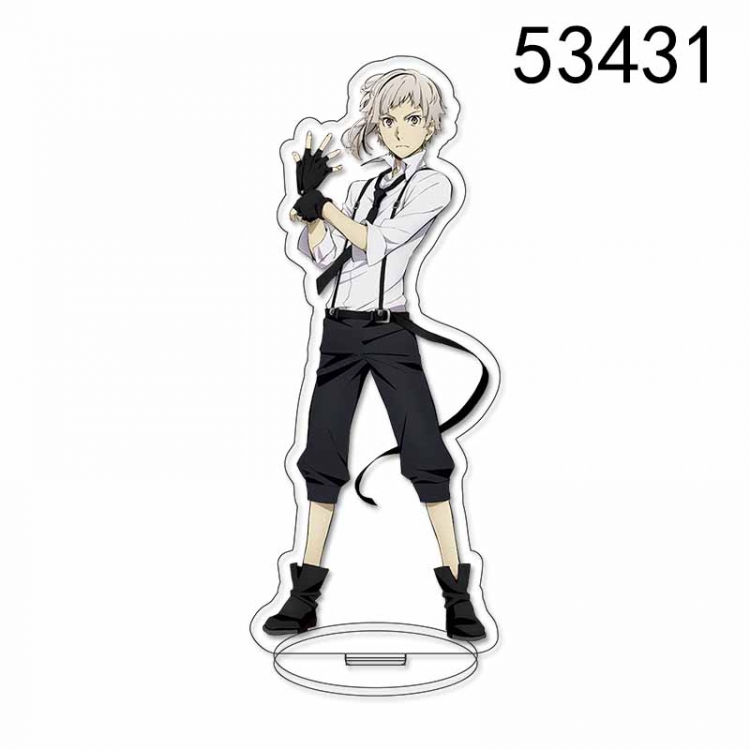 Bungo Stray Dogs Anime characters acrylic Standing Plates Keychain 15CM