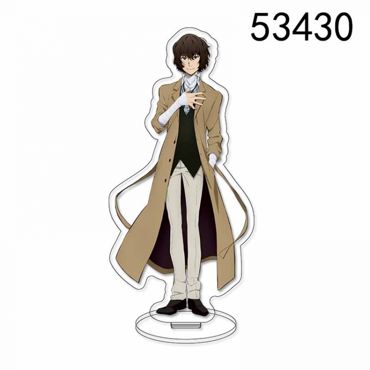 Bungo Stray Dogs Anime characters acrylic Standing Plates Keychain 15CM