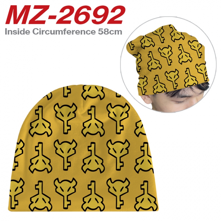 The Legend of Zelda Anime flannel full color hat cosplay men's and women's knitted hats 58cm