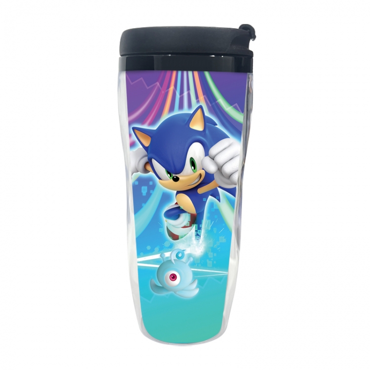 Sonic The Hedgehog Anime double-layer insulated water bottle and cup 350ML