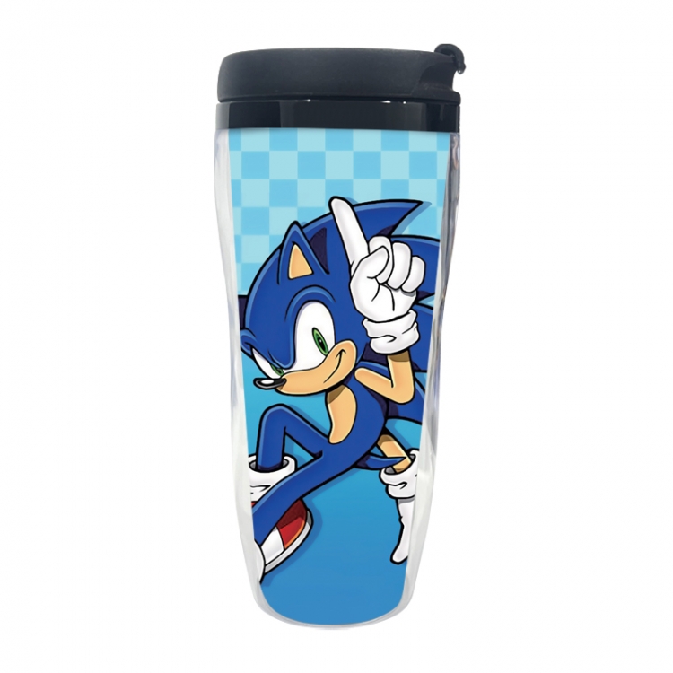 Sonic The Hedgehog Anime double-layer insulated water bottle and cup 350ML