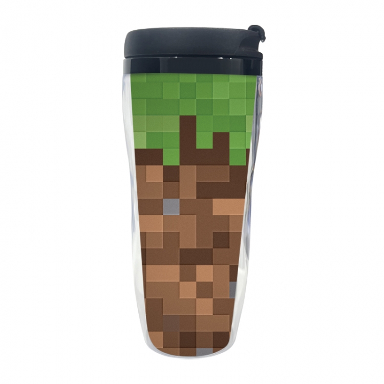 Minecraft Anime double-layer insulated water bottle and cup 350ML
