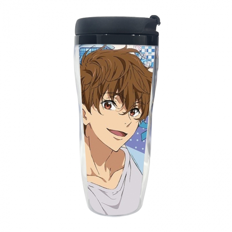 Swimming Department Anime double-layer insulated water bottle and cup 350ML