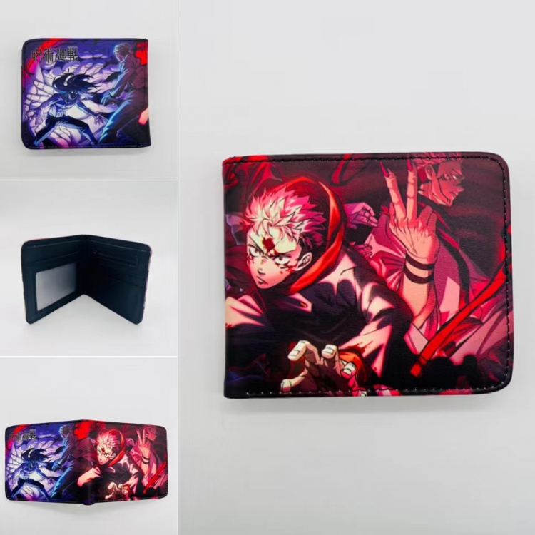 Jujutsu Kaisen  Full color Two fold short card case wallet 11X9.5CM