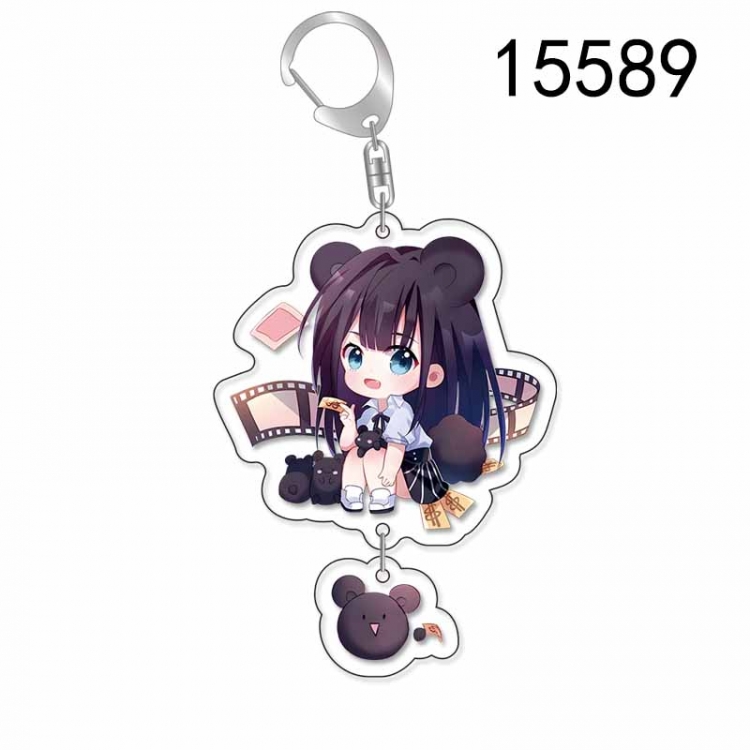 Time agent Anime acrylic Pendant Key Chain  price for 5 pcs