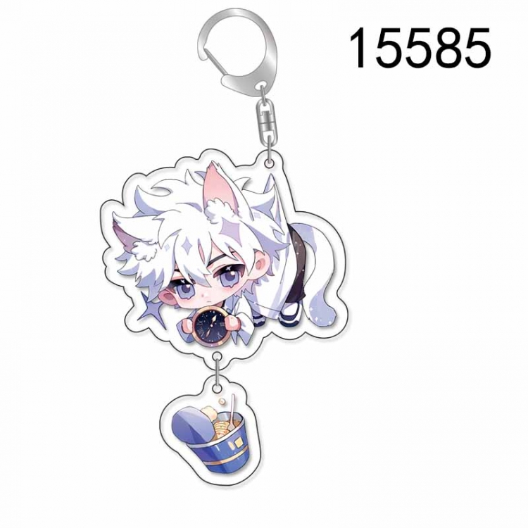 Time agent Anime acrylic Pendant Key Chain  price for 5 pcs