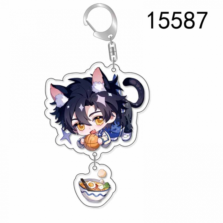 Time agent Anime acrylic Pendant Key Chain  price for 5 pcs