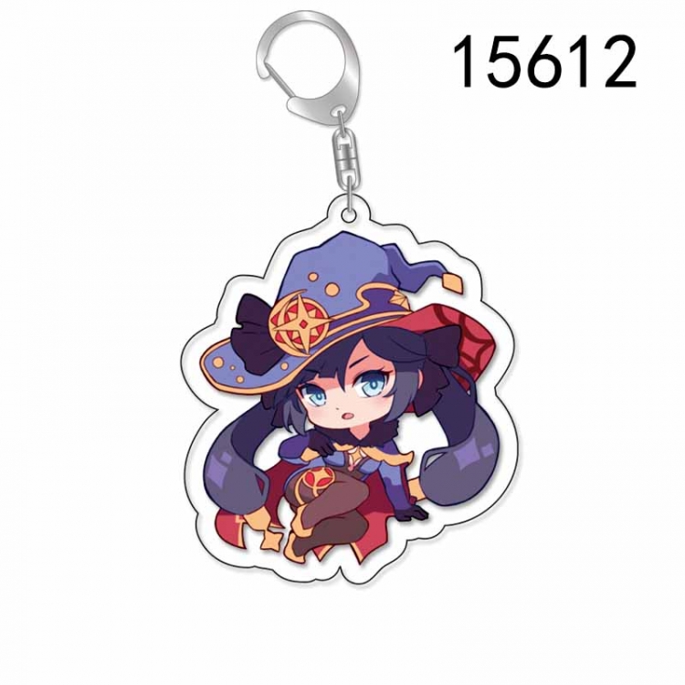 Genshin Impact Anime Acrylic Keychain Charm price for 5 pcs