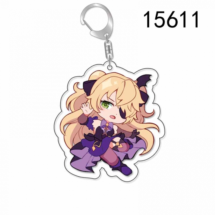 Genshin Impact Anime Acrylic Keychain Charm price for 5 pcs