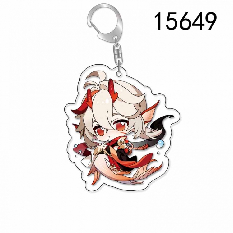 Genshin Impact Anime Acrylic Keychain Charm price for 5 pcs