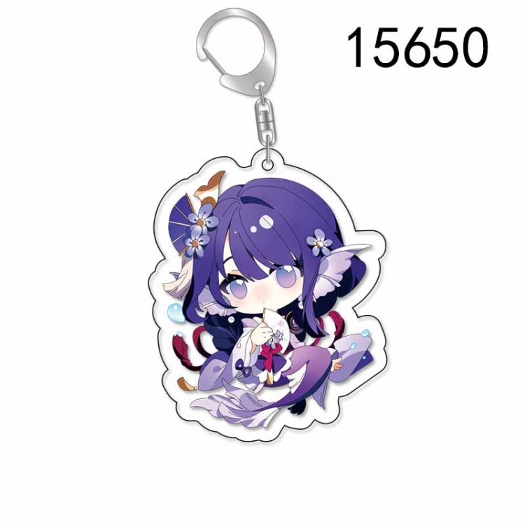 Genshin Impact Anime Acrylic Keychain Charm price for 5 pcs